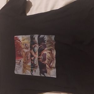 Black anime shirt